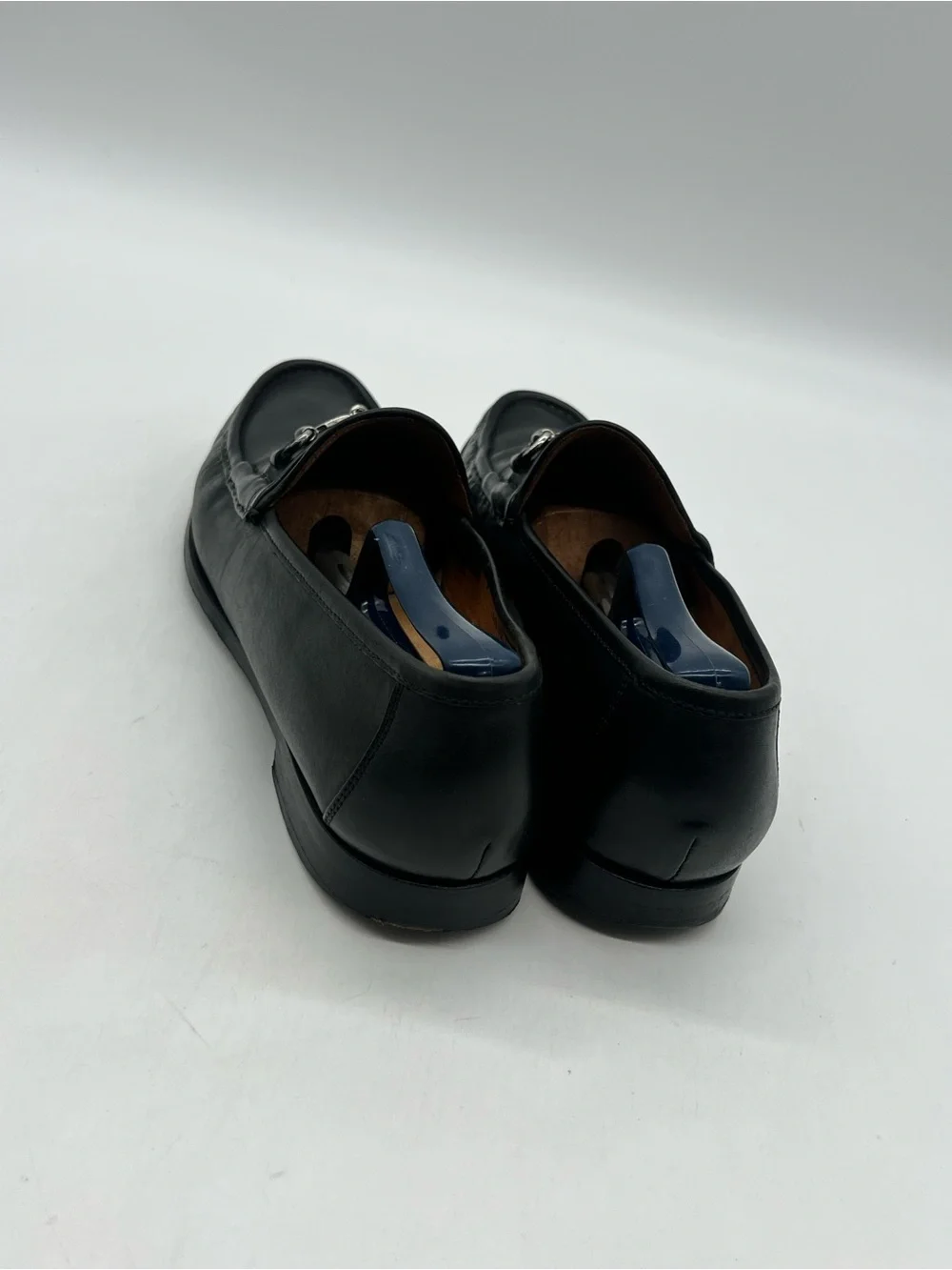 Allen Edmonds Lucca Men’s 11.5B Black Leather Horsebit Loafers Dress Shoes